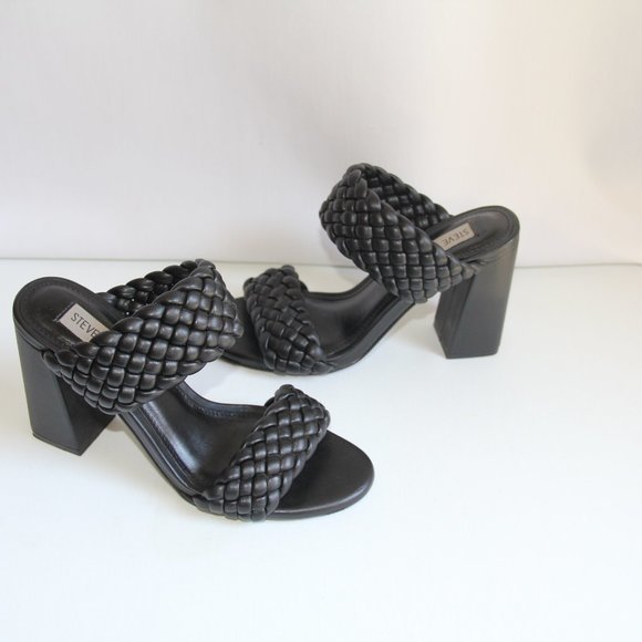 Steve Madden Tangle Black Sandal Size 6 - Picture 4 of 12